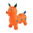 Newest PVC inflatable toys kids play middle size jumping dog animal
