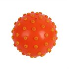 Eco-friendly pvc soft inflatable two color massage ball with dots