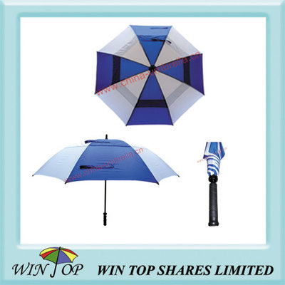 China Double Canopy Super Strong Golf Umbrella supplier