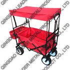 Folding Utility Wagon with Canopy & Back Bag  - TC1011WD ETB - Wide PU