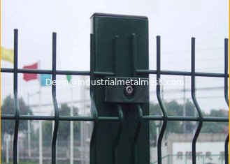 China 3d Curved Welded Pvc Coated Galvanized Wire Mesh Security Fence supplier