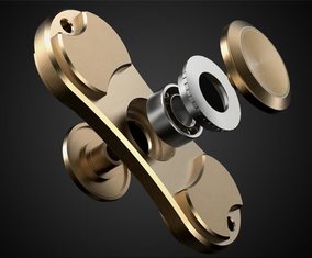 Qili custom brass hand spinner fidget toys hand Spinner Toys , Fidget Spinner QL1104
