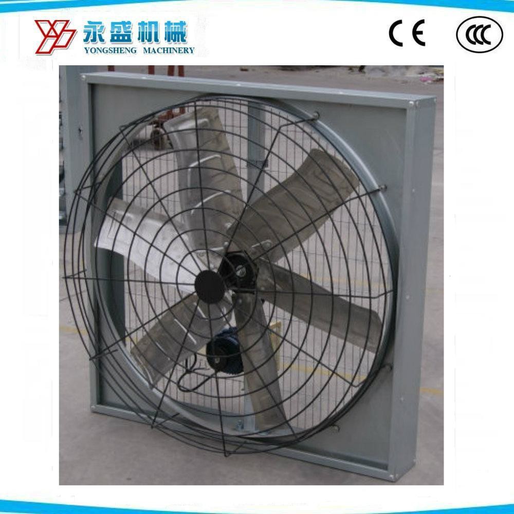 Poultry Cow House 50Inch Air Hanging Exhaust Fan with CE/CCC Certificate Belt Drive Steel  Blades Energy Saving Motor
