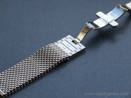 Mesh watch band at 4.5mm thick. This is a thick mesh design and a nice heavy quality band.