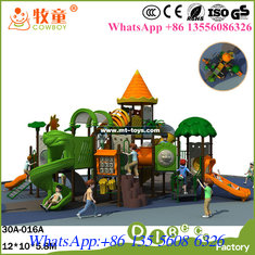 China Kids Play Structure LLDPE Plastic Outdoor Play Equipment Playground for Theme Park supplier