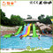 China manufacturers colorful fiberglass rainbow water slides for Amusement water park supplier
