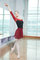 Adult three-quarter sleeve lace split joint ballet dance leotard supplier