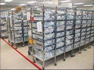 Adjustable Chrome Metal Wire Shelving Rack for Hospital &amp;Drugstore, NSF Approval