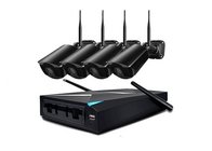 Full HD 720P WiFi CCTV Camera Kit , 4 Channel Wireless Cctv System 4TB Capacity