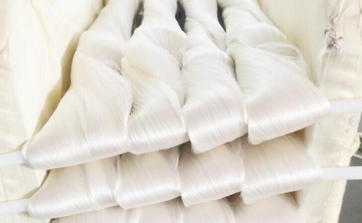 100/120d raw white good quality 100% mulberry silk yarn for knitting/weaving