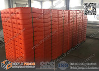 600X220X150mm Classcial Temporary Fencing Block suit 32mm post Available customized logo onto base