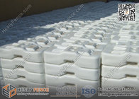 600X220X150mm HDPE White Color Blow Mould Temporary Mesh Fencing Feet