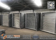 2100mmX2400mm OD42X1.5mm Frame Tempoary Fence Panels for sale  | 60x150mm anti-climb mesh | Zinc Coated 42μm