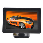 Best 4.3 " Sunshade Reversing Car TFT LCD Monitor Brightness 400cd / m2 for sale