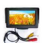 Best Universal DC12V Color TFT Vehicle LCD Display 4.3 inch With Sunshade for sale
