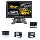 China 4 Night Vision Rear View Camera With 7 inch Quad Monitor For Heavy Duty Vehicles distributor