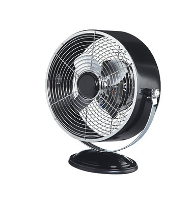 China Powerful 9inch Metal Desk Fan 50Hz 2 Speed BSCI 1.6meters With Carry Handle supplier