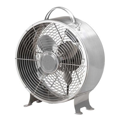 China Retro Metal Fan 2 Speed Adjustable Air Cooling Vintage Desk Fan SAA supplier