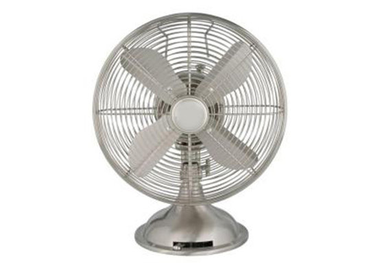China 12&quot; Classic Electric Retro Metal Table Fan 3 Speed 120V Carrying Handle supplier