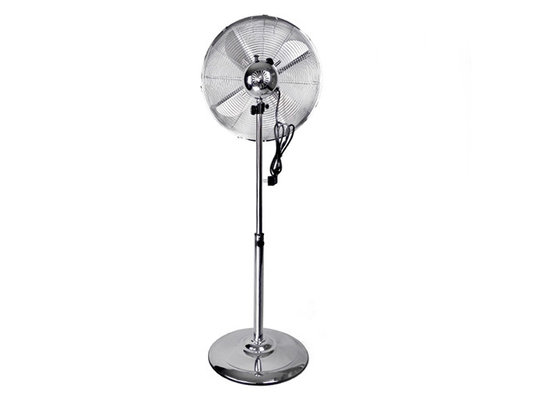 China Round Base 120 Volt 16 Inch Metal Blade Oscillating Fan With Switch Control supplier