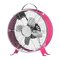 Pink Personal 9 Inch Retro Metal Fan 2 Speed ETL 60Hz 4 Aluminium Blade supplier