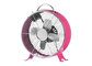 Pink Metal Electric Mini Antique Table Fan 60W With 90 Degree Oscillation supplier