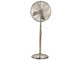 Air Cooling Metal Chrome Retro Stand Up Fan , Pedestal Oscillating Floor Fan supplier