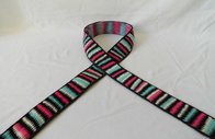 Traditional design Horizontal stripe Polyester Ribbon