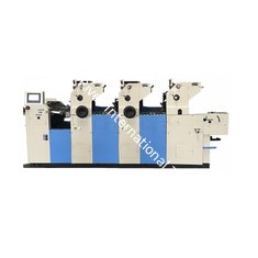 China Customized 3 Color Offset Printing Machine with Computer Engraving Plate Making Technology supplier
