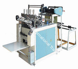 China Two piece T-Shirt bag making machine)heat sealing cold cutting) supplier