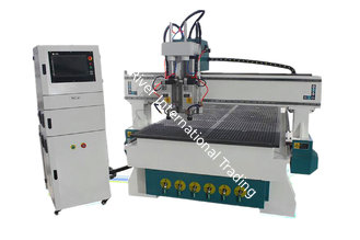 China Best Price  Double heads Cnc Wood Cutting Engraving Router Machine supplier
