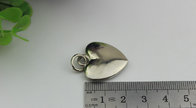 20mm Small love heart shape nickel color metal handbag hanging ornament