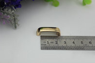 Luxury handbag fitting light gold zinc alloy 20 mm metal arch bridge with high polishing