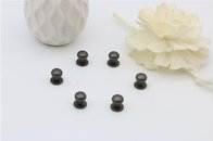 High quality brass material shiny gunmetal color metal 8 mm monk head rivets with screw