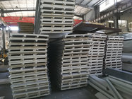 Steel Wall Board Construction Material Sandwich Panel Exterior Wall PPGI Steel PU Sandwich Panel