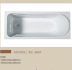 Wholesale Euro hotel home apartment good sale design bathroom white drop in acrylic tube in cheap price