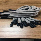 Decorative Durable 4mm 5mm Nylon Cotton High Quality Cord Rope with Plastic Tips