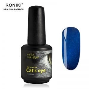 China RONIKI Amber Cat Eye Gel Polish,Cat Eye Gel,Led Cat Eye Gel,Cat Eye Gel Wholesaler，cat eye magnetic nail polish supplier