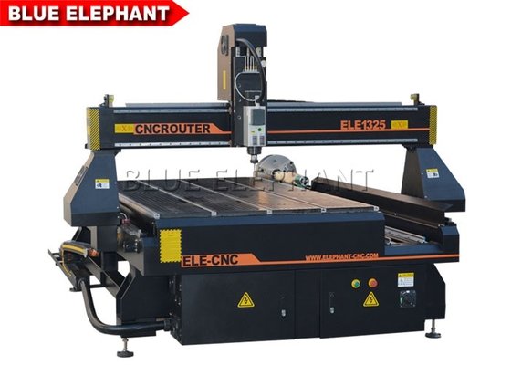 4 Axis Wood CNC Router Machine With Rotary Device 1480 × 3050mm