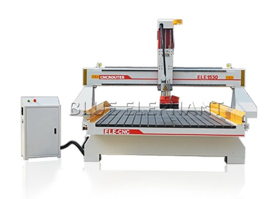 High Z Axis Memorial 3D Cnc Stone Carving Machine / Equipment 1500 * 3000 * 500mm Working Area