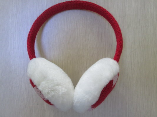 China Jacquard Ear Muffs--Acrylic Ear Muffs--Winter products--Ladies earmuffs--Plush Fur earmuff supplier