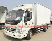 FOTON OLING Light Cooling Box Truck for Hatching Eggs 103HP Petrol Gasoline Engine