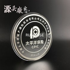 China 2019 new high-end silver commemorative coins custom, corporate event gifts custom, zinc alloy plating silver coins supplier