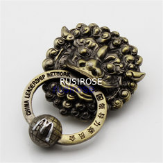 China Personalized custom bronze door knocker, bronze door handles custom, lion head pendant made to order supplier
