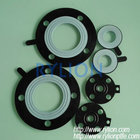 PTFE and rubber gasket,material is PTFE and rubber,with holes or without holes,any size