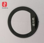 Customized smart Watch phone front glass cover lens round black