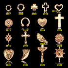 NEW Arrival 10*4*MM God 3D Nail Sticker Fashion Metal 3D Nail Stickers Nail Art Jewelry Decoration