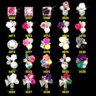 Hot NEW Wholesale Alloy Jewelry 3D Nail Art Jewelry Nail rhinestones Sticker Supplier Number ML3006-3029