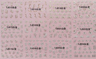 Nail Art Stickers,Nail Art Decals, Water Slide Nail Stickers, (TJ013-024 white gold)