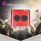 Audio Interface XOX KS100 Multifunctional USB Sound Card for online karaoke Chatting Recording